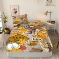 thumbnail image 1 of Garfield Drap-Housse Chat Enfants Draps en Polyester Couverture Dessin Animé Élastique Mignon Rêve Impression Numérique Literie, 1 of 7