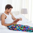 thumbnail image 7 of Mens Pajama Pants, Colorful Tie Dye Stained Glass 2 Soft Sleep & Lounge Pants for Men, Cuteness Casual PJ Bottoms Pants with Pockets, 7 of 7