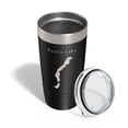 thumbnail image 4 of Peoria Lake Map Tumbler Travel Mug Insulated Laser Engraved Coffee Cup Illinois 20 oz Black, 4 of 5