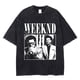 thumbnail image 2 of Camisetas Vintage lavadas para hombre, camisa informal de 100% algodón, con gráfico Retro, Hip Hop, Unisex, negra, ropa de calle de gran tamaño, 2 of 4