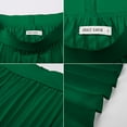 thumbnail image 6 of Grace Karin Women's High Waist Pleated Chiffon Skirt Simple Comfy Basic Midi Swing A-line Skirts（S-2XL）, 6 of 6