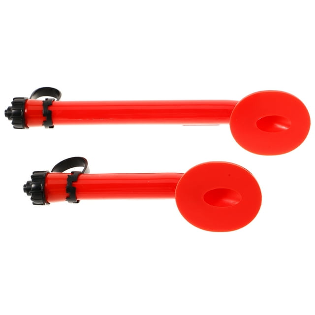 YOSADIER 2pcs Inflatable Buoy Hose Red TPU Air Supply Tube for Swimming and Diving
