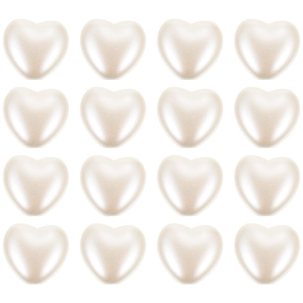 300 cuentas espaciadoras de corazón para joyería, cuentas de plástico con forma de corazón.