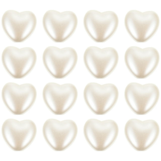 300 cuentas espaciadoras de corazón para joyería, cuentas de plástico con forma de corazón.