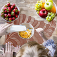 thumbnail image 5 of Leaf PVC Placemats Simulation Plant Dining Table Mats Coasters Heat Resistant Fashion Dining Table Mat - Bronze, 5 of 5