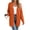 Orange, variant on Fall Winter Cardigan for Women Long Sleeve Open Front Cardigan Casual Solid Color Coat with Pockets