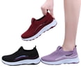 thumbnail image 5 of Willtoo Orthopedic Dress Shoes for Women Slip‑On Breathable Knit Mesh Casual Sneakers, Lightweight Non‑Slip Comfort Platform Walking Shoes, 5 of 5