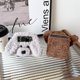 thumbnail image 4 of Cute Furry Dog Case Compatible con Samsung Galaxy Z Flip 3/4, Plush & Hard Pc Frame Protective Cover Aespa kaili Sencillez, 4 of 5