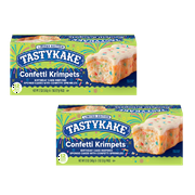 Tastykake Confetti Krimpets Birthday Cake Inspired Snack Sponge Cakes (2 Pack)