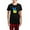 With Red Plaid Pant, variant on CafePress - Ukrainian Flag Peace Sign Ukraine Native H Pajamas - Women's Short Sleeve Print T-Shirt and Pants Dark Cotton Pajama Set