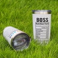 thumbnail image 5 of Boss Mug Tumbler, Boss Gifts for Women Men Female Male - Boss Christmas Gifts, Happy Bosses Day Gift Ideas, Worlds Best Boss Manager Appreciation Gifts for Him Her, Funny Boss Coffee Cup, 5 of 6