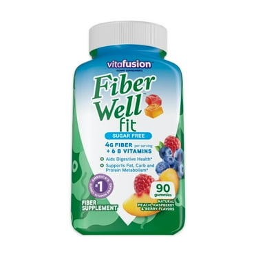 Vitafusion Fiber Well Fit Gummies Supplement, 90 Count (Packaging May Vary)