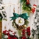 thumbnail image 5 of Adornos navideños, 1 colgante navideño con forma de campana y flor para puerta, con forma de piña y piña, para decorar el árbol de Navidad., 5 of 6