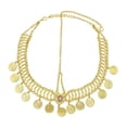 thumbnail image 4 of Cadena para la cabeza Yinane diadema de aleación elegante bohemio Oro, 4 of 8