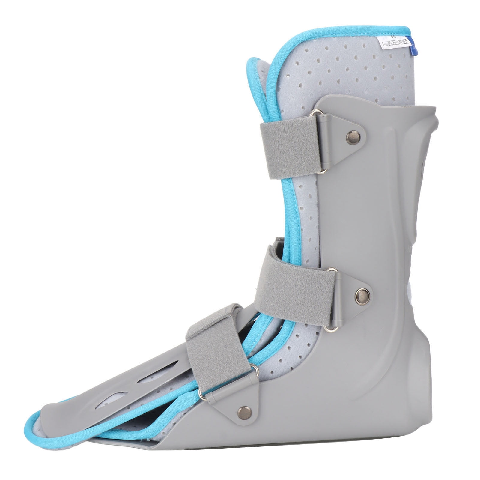 Ankle Brace Breathable Tightness Adjustable Fracture Recovery Foot Ankle Fixing Splint With Baffle Foot Adjustable Tightness Porous Ventilation Design Excellent Pvc Material