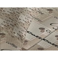 thumbnail image 4 of Ambesonne Coffee Quilted Bedspread Set 3 Pcs, Coffee Typography Beans, Queen Size, Pale Brown Black, 4 of 5