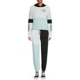 thumbnail image 2 of No Boundaries Juniors’ Colorblocked Jogger Pants, 2 of 6