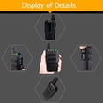thumbnail image 4 of Walkie Talkie Retevis RT19 con micrófono, largo alcance 1300 mAh (paquete de 4), 4 of 9
