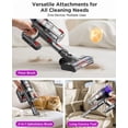 thumbnail image 3 of Hosaud Cordless Stick Vacuum Cleaner - 45000pa 550W 55mins 2600mAh Battery Lightweight Vacuum for Carpet Home Pet Hair Hard Floor, 3 of 9