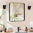 thumbnail image 6 of EDX Bathroom Mirror 22"x 30" Wall Mirror with Rectangular Metal Frame, Gold, 6 of 6