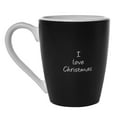 thumbnail image 2 of National Imports Countdown to Christmas 16oz Ceramic Coffee Mug, Erasable Black Chalkboard and Chalk, 2 of 5