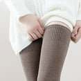 thumbnail image 3 of Extra Long Socks Thigh High Cotton Socks Extra Long Knee Boot Stockings for Women-Style 2, 3 of 5