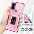 thumbnail image 5 of Funda para GANGXUN Motorola Moto G Play 2023 - Soporte metálico, Función magnética, Rosa, 5 of 5