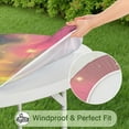 thumbnail image 5 of Colorful Tie Dye Nebula Pattern Round Fitted Tablecloth with Elastic Edge,Dining Table Cover Waterproof,Outdoor Round Tablecloth for Camping,Dining,Indoor and Outdoor, 5 of 7