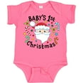 thumbnail image 3 of Inktastic Baby's 1st Christmas Santa with Candy Canes Boys or Girls Baby Bodysuit, 3 of 5