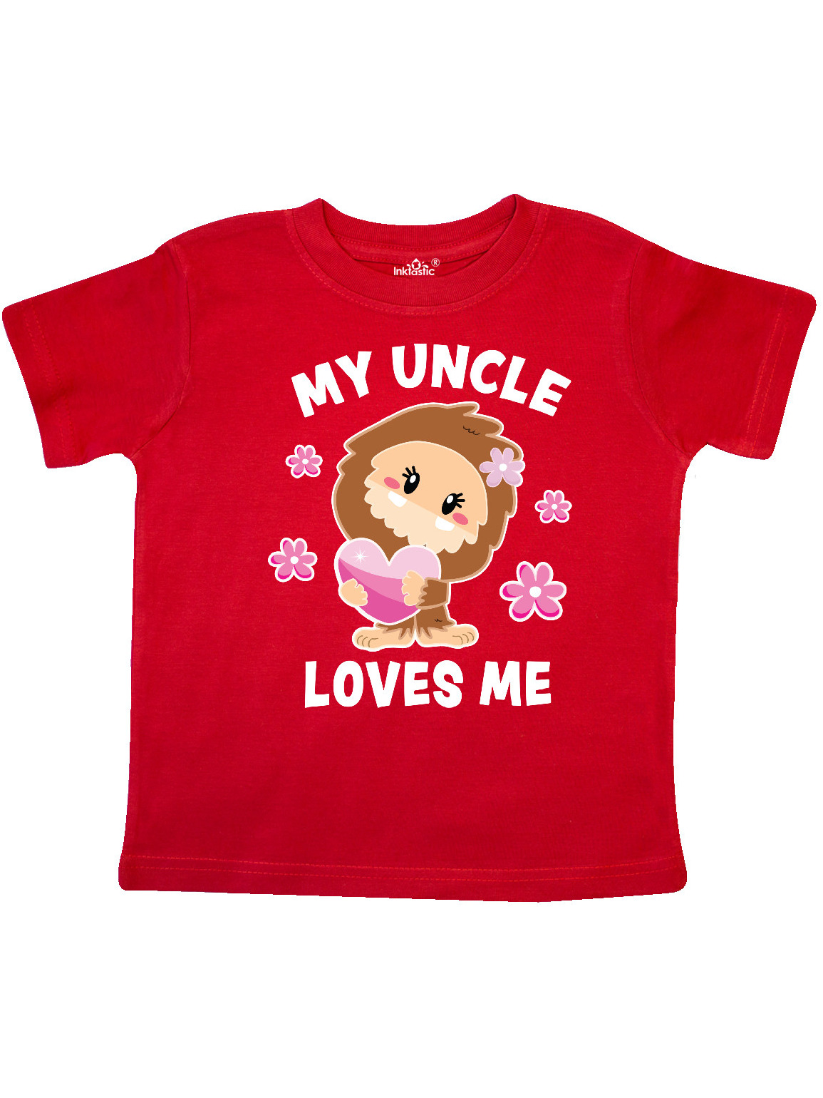 inktastic My Great Uncle Loves Me with Bigfoot Toddler T-Shirt