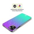 thumbnail image 2 of Head Case Designs Neon Rain Ombre Purple Aqua Hard Back Case Compatible with Apple iPhone 15 Pro Max, 2 of 7
