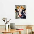thumbnail image 2 of COMIO  Black And White Cow Wall Decor Cow Wall Art Animal Posters Farmhouse Wall Art Cow Canvas Farmhouse Canvas Wall Art Farm Animal Wall Decor for Home Farmhouse Decor, 2 of 4
