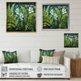 thumbnail image 4 of Designart "Ferns Plant delicate Whispers II" Floral Floater Framed Wall Art Living Room, 4 of 7