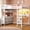 Gray, variant on Full Loft Bed with L-Shaped Desk and 7 Drawers, Heavy Duty Metal Loft Bed Frame Full Size with LED Lights, Power Outlet & Bookshelf, Space-Saving Bedroom Furniture for Teens Adults