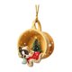 thumbnail image 4 of Adorno colgante de perro navideño, estatuas colgantes para árbol de Navidad, colgantes para mochilas Estilo B, 4 of 9