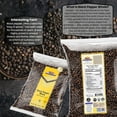 thumbnail image 3 of Rani Black Pepper Whole (Peppercorns), MG-1 Grade, 80oz (5lbs) 2.27kg Bulk ~ All Natural | Gluten Friendly | Non-GMO | Kosher | Perfect size for Grinders!, 3 of 9