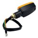 thumbnail image 3 of clignotant Moto, 4 Pices 12v Clignotants Moto A Ampoule, , Petites Flches De Moto Universelles Pour Atv Scooter Quad Cruiser Off Road, Couleur Amb, 3 of 4