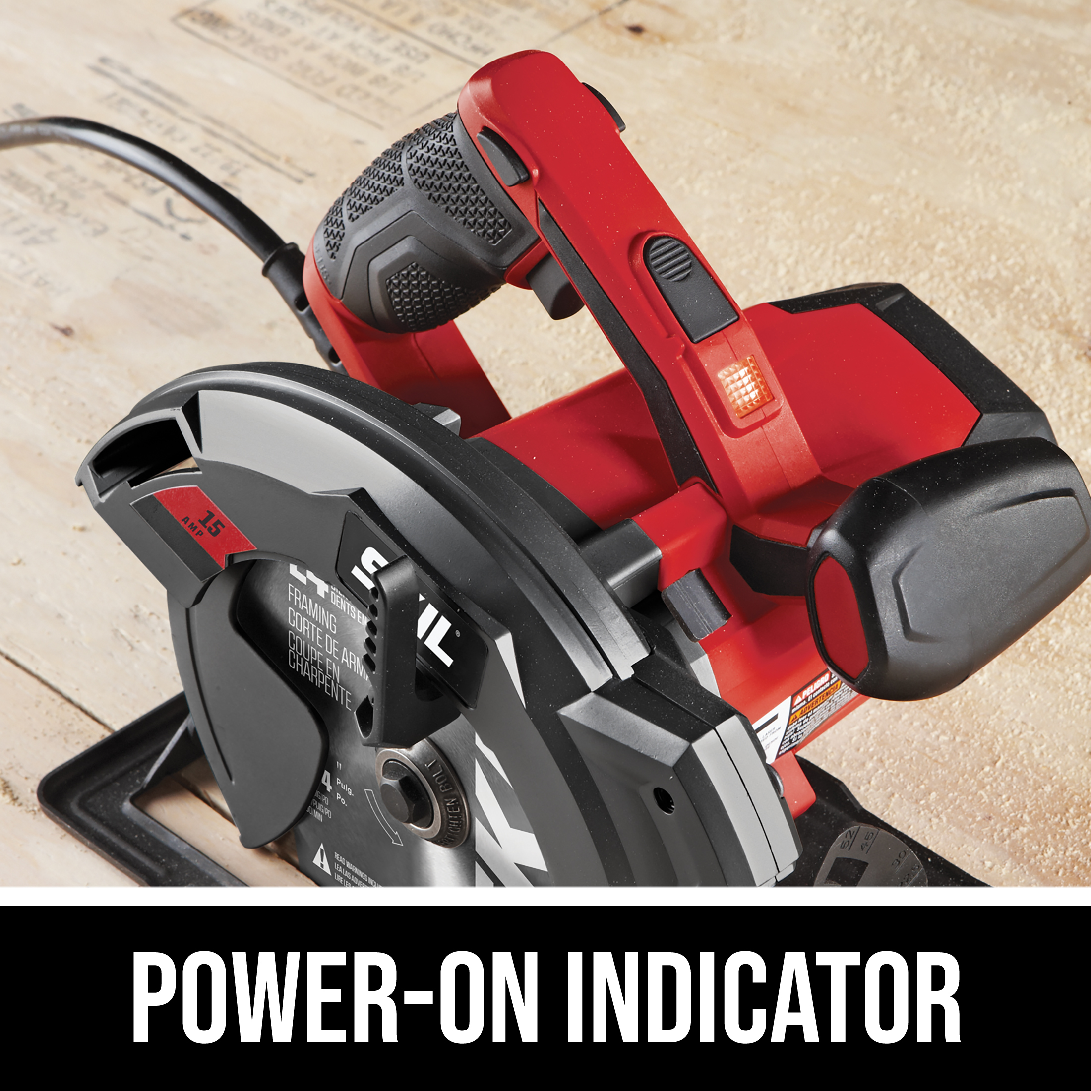 Skil 15 Amp Corded Circular Saw with Laser Guide photo 2