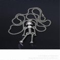 thumbnail image 4 of Punk trendy brand necklace screw robot sweater chain bouncy jewelry titanium steel necklace, 4 of 5