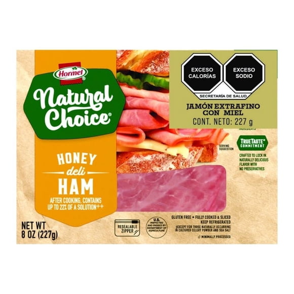 Jamón Hormel Natural Choice miel 227 g