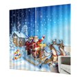 thumbnail image 1 of Cortinas decorativas navideñas Cortinas De La Puerta De La Ventana De La Ventana De Navidad De 2 Piezas Persianas De La Cañería Para La Decoración De Navidad 007 007 Magideal Cortinas decorativas navideñas, 1 of 7