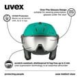 thumbnail image 6 of Uvex Instinct Visor - Adjustable Ski & Snowboard Helmet with Integrated Visor for Women & Men - Proton Matte - Medium, 6 of 9
