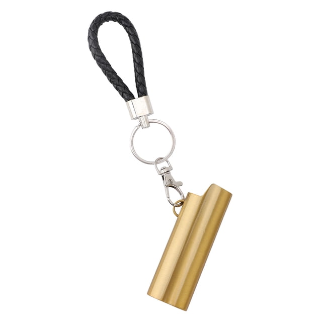 Llavero Con Soporte Para Encendedor, Estuche Para Encendedor Portátil De aleación De Aluminio Con De Resorte, Para Transporte Y Almacenamiento Al Aire Libre