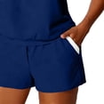 thumbnail image 6 of Brnmxoke Highneck Tankini Swimsuits for Women Tummy Control Modest 2026 Two Piece with Sporty Pockets Blouson Bathing Suits Blue,S, 6 of 9