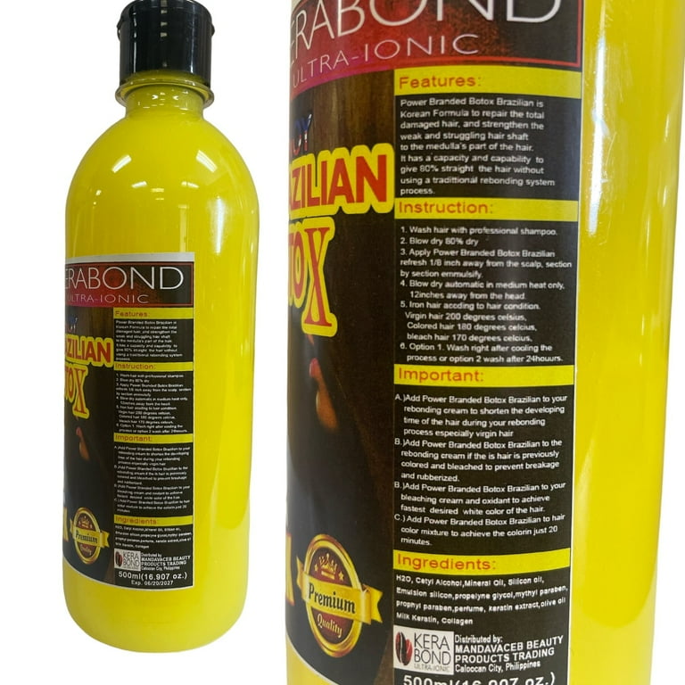 最新入荷 Pinoy Ultra-Ionic Kerabond Brazilian 500ml Botox, Hair スタイリング剤
