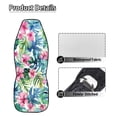 thumbnail image 6 of Uorisanigo Tropical Flower Car Seat Covers for Women Waterproof Front Seat Covers Auto Interior Accessories 2 Pcs Set Easy to Install Universal Fit Most Cars,SUV, Trucks, 6 of 7