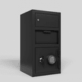 thumbnail image 7 of 690 Double-door tipping cabinet Digital Depository Safe Made of Carbon Steel Electronic Code Lock Depository Safe with Deposit Slot Depository Box for Home Hotel Restaurant and Office, 7 of 7
