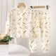 thumbnail image 1 of Cowsor Cute Baby Kids Clothes Long Sleeve Print Sweatshirt Top and Pants Set Toddler Loungewear, 1 of 5
