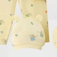 thumbnail image 6 of Povozer Newborn Layette Gift Set for Baby Boys Baby Girl Gifts Shose+Romper Tops+Hat+Pants+Bib+Sock, 5-Piece Set for 0-3 Months,Yellow, 6 of 9