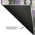 thumbnail image 5 of Addison Rugs Mayfield Premium Machine Washable Transitional Aztec Purple Rectangle Rug, 8' x 10', 5 of 7